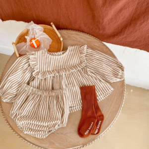 Abstracte jurk met slip voor peuter