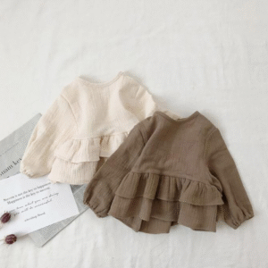 neutrale Blouse voor peuter meisje