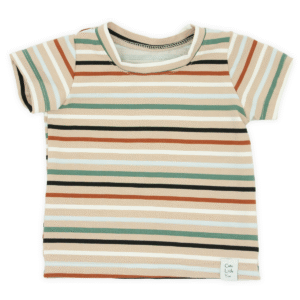 Short Sunshine t-shirt gestreept voor baby