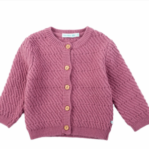 Ella gilet met houten knoopjes