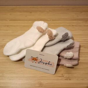 Babysokjes met engelenvleugeltjes