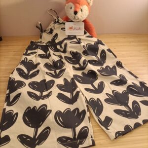 Meisjessalopette blauwe tulp