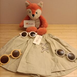 Meisjesrok-short met strikjes