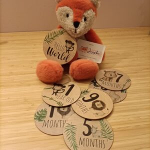 Meegroeikalender in hout