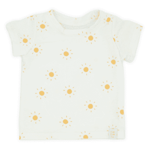 Short Sunshine t-shirt met zonnetjes