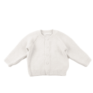 Ecru gebreid vestje