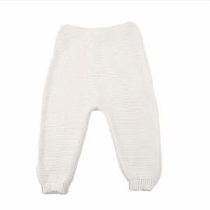 Ecru gebreide broek