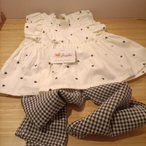 Meisjesset met top en broek
