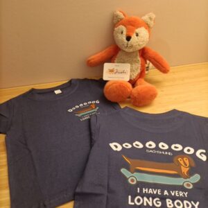 T-shirt met teckel