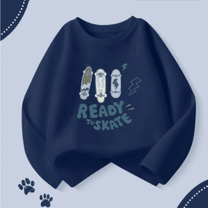 T-Shirt met lange mouw skate blauw