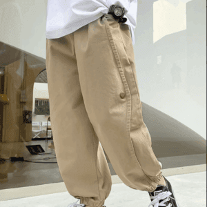 Jongensbroek beige-bruin