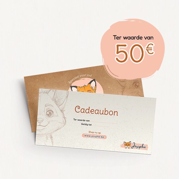Cadeaubon t.w.v. €50 1 Josiphé Cadeaubon t.w.v. €50